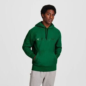 Champion -  Adult Sizing Embroidered Fleece Hooded Sw Green